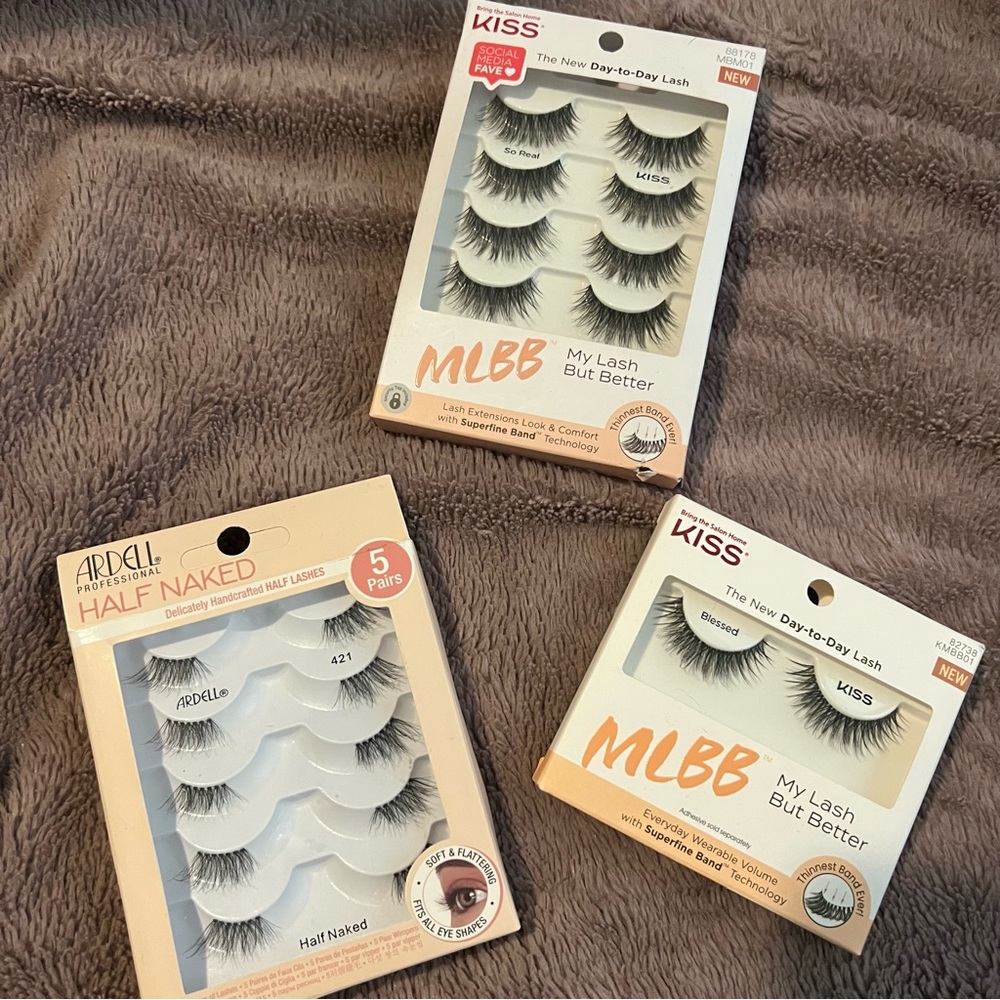 Kiss and Ardell Lashes